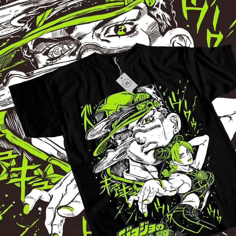 JoJo's Bizarre T-Shirt S-4XL Adventure JoJo Anime Manga Jolyne Jotaro Unisex Tshirt Hoodie, Sweatshirt | GrindPrints.com