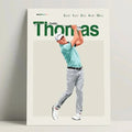 Justin Thomas Poster, Golf Poster, Modern Golf Print, Minimalist Golf Wall Art for Office, Golf Bedroom Decor, Golf Gift...