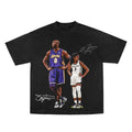 Kobe and Gigi Mamba Mentality T-Shirt Vintage Inspirational Basketball Graphic Tee Shirt Motivational Sports Shirt for...