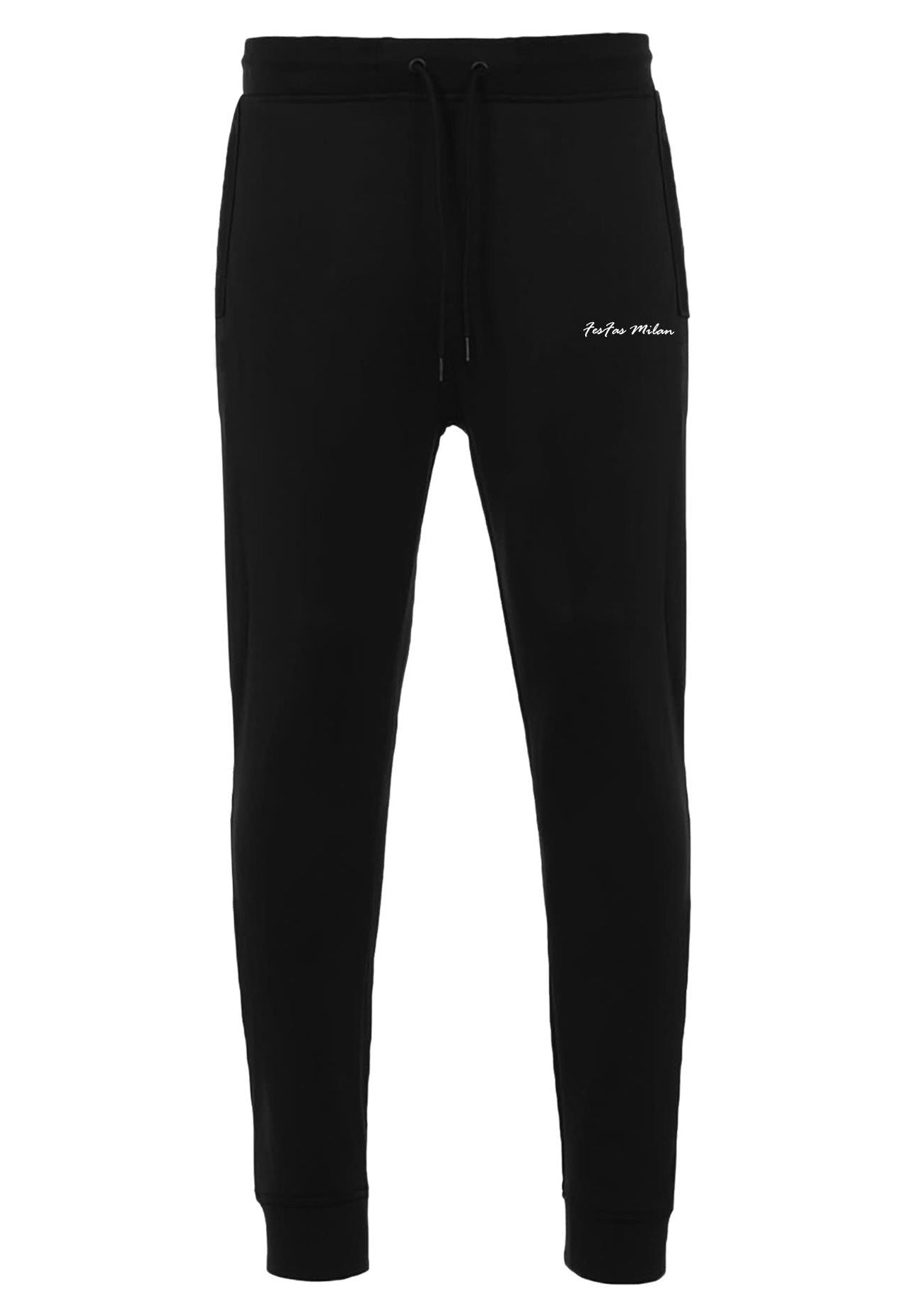 FesFas Feathers-print Sweatshirt Set | Black