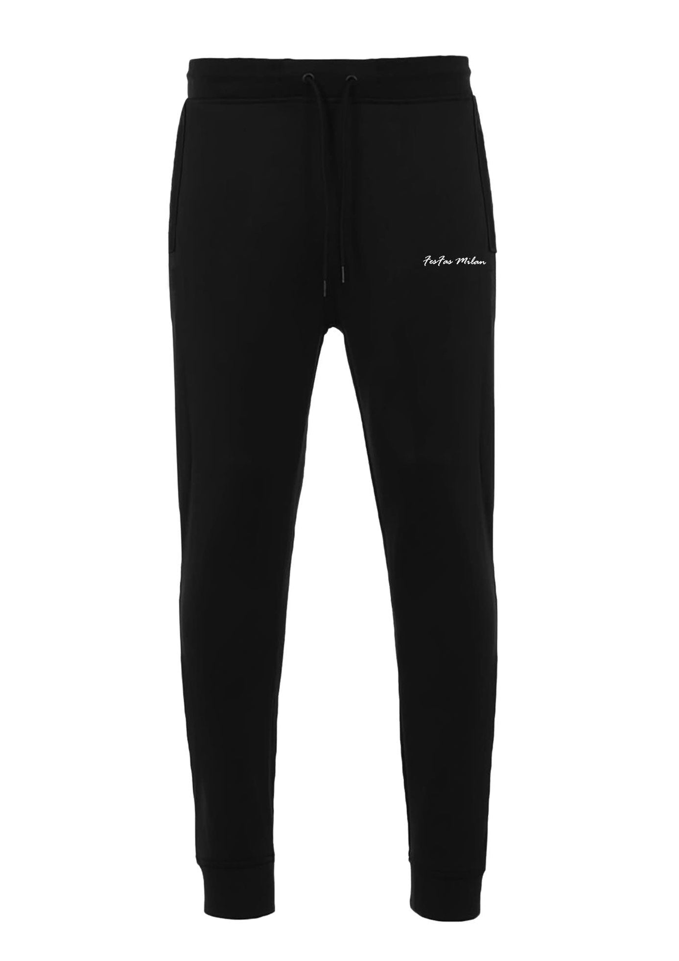 FesFas Feathers-print Sweatshirt Set | Black
