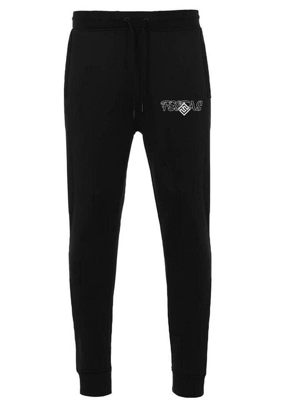FesFas Bear-print Hoodie Set | Black