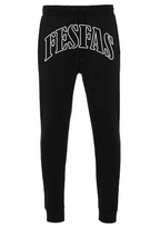 FesFas Bear-print Hoodie Set | Black