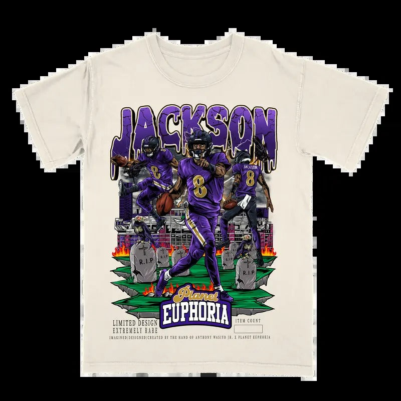 Lamar Jackson V3 Tee Gift For Fan - Men's Casual T-shirt - Menswearstyle{n002}2 Hoodie, Sweatshirt | GrindPrints.com