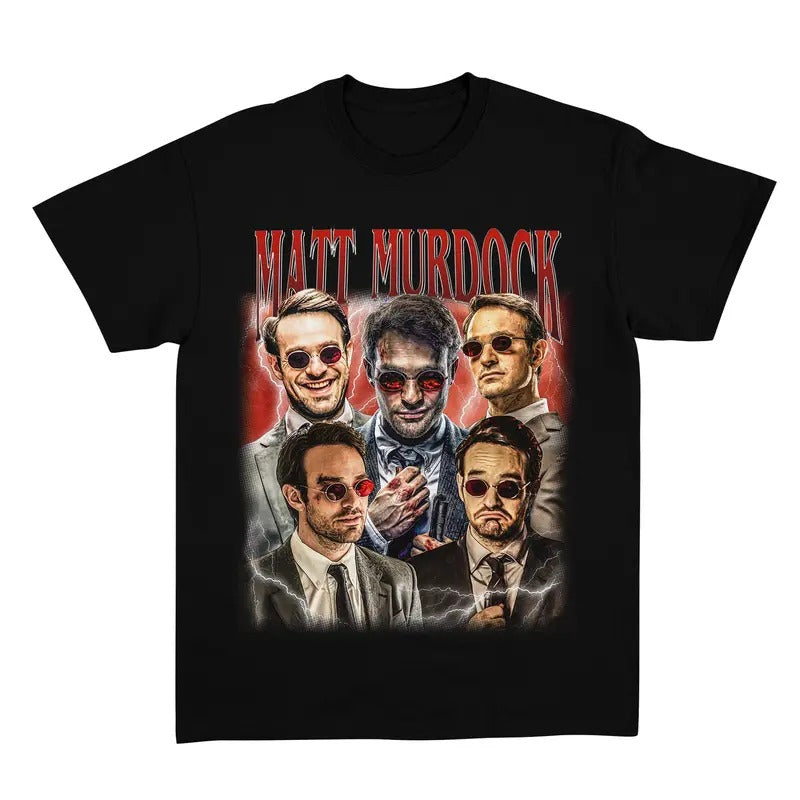 Limited Matt Murdock Daredevil Vintage T-Shirt, Gift For Women and Man Unisex T-Shirt Hoodie, Sweatshirt | GrindPrints.com