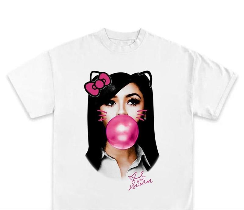 MARIAH Pink Kitty THE SCIENTIST BUBBLE GUM GRAPHIC T-SHIRT, Hip Hop Graphic T-Shirt Hoodie, Sweatshirt | GrindPrints.com