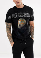 FesFas graphic-print T-shirt | Black | Men