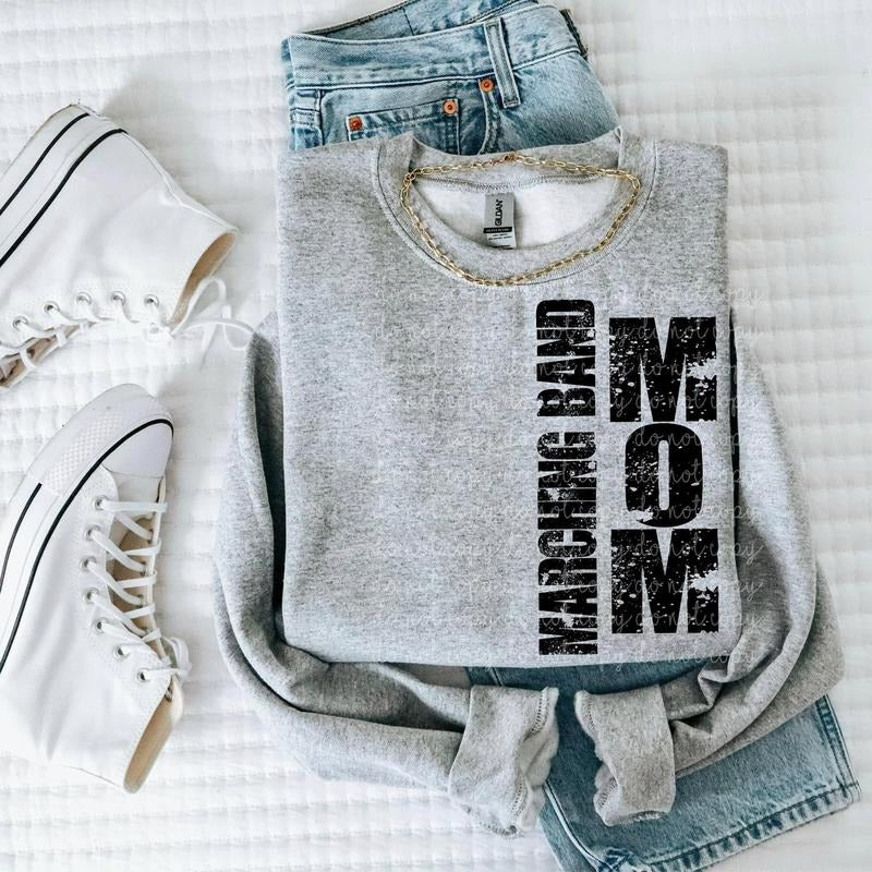 Marching Band Mom DTF Transfers - THIS IS NOT A SHIRT Hoodie, Sweatshirt | GrindPrints.com