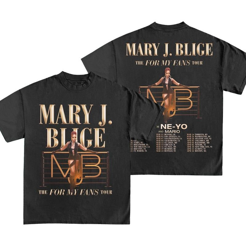 Mary J. Blige My Fans Tour Mary J. Blige Tour 2025 Mary J. Blige Music Fans M3 T-Shirts, Hoodie, Sweatshirt