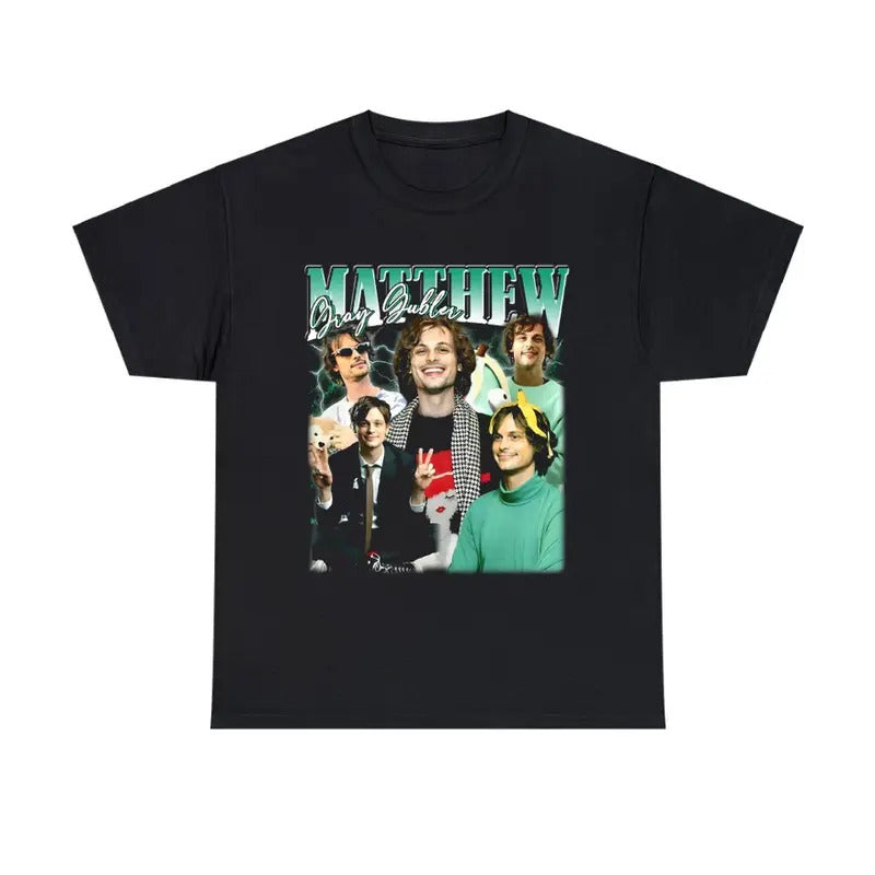Matthew Gray Gubler Vintage Unisex T-Shirt Gifts, Vintage shirt Menswear Top Hoodie, Sweatshirt | GrindPrints.com