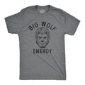 Mens Big Wolf Energy T Shirt Funny Halloween Werewolf Vibes Joke Tee For Guys Mens Funny T Shirts Cool Tees Soft Stylish...