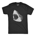 Mens Great White Shark T shirt Pearly Teeth Jaws Attacking Cool Graphic Tee Mens Funny T Shirts Cool Tees Soft Stylish...