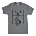 Mens Nuts Jaws Squirrel Parody T Shirt Funny Novelty Shark Movie Graphic Tee for Guys Mens Funny T Shirts Cool Tees Soft...