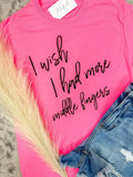 Middle Fingers Graphic Tee Hoodie, Sweatshirt | GrindPrints.com