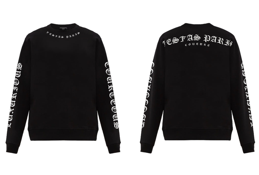 FesFas Graphic-print Sweatshirt | Black