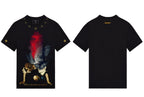 FesFas angel-print T-shirt | Black