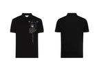 FesFas Anubis-print Polo Shirt | Black