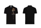 FesFas Anubis-print Polo Shirt | Black