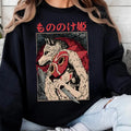 Mononoke San & Moro Sweatshirt-Tshirt,  Retro 90s Movie Shirt, Gift For Men, For Women, All Sizes Hoodie | GrindPrints.com