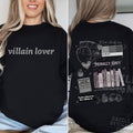Morally Grey Villain lover Book Club Shirt Dark Romance Crewneck Vintage Bookish Gift For Book Lover Reader Romance FLTQV...