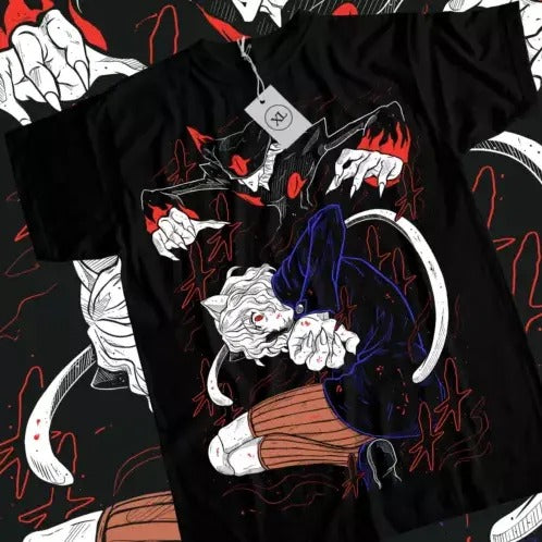 Neferpitou T-Shirt Hunter X Hunter Manga Strip HXH Anime Tshirt Tee All Size Hoodie, Sweatshirt | GrindPrints.com