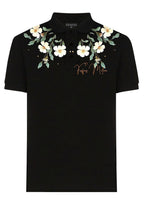 FesFas Floral-print Polo Shirt | Black