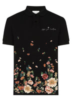 FesFas Floral-print Polo Shirt | Black