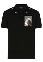 FesFas Horse-print Polo Shirt | Black