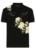 FesFas Floral-print Polo Shirt | Black