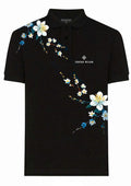 FesFas Floral-print Polo Shirt | Black