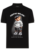 FesFas bear-print Polo Shirt