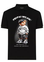FesFas bear-print Polo Shirt