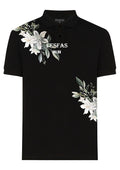FesFas Floral-print Polo Shirt | Black