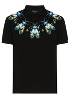 FesFas Beetle-print Polo Shirt | Black