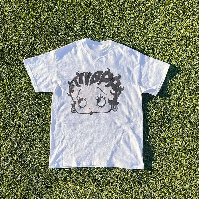 Rare Bety Boop Shirt Vintage Unisex Y2K 2003 Goth All Sizes S-5XL Hoodie, Sweatshirt | GrindPrints.com