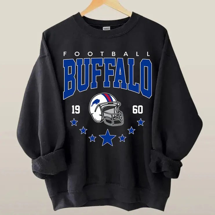 Retro Buffalo Football Vintage Buffalo Football Football Fan T-Shirts, Hoodie, Sweatshirt
