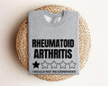 Rheumatoid Arthritis I Would Not Recommend Shirt, Arthritis Awareness T-shirt, RA Survivor Gift Tee, Blue and Purple...