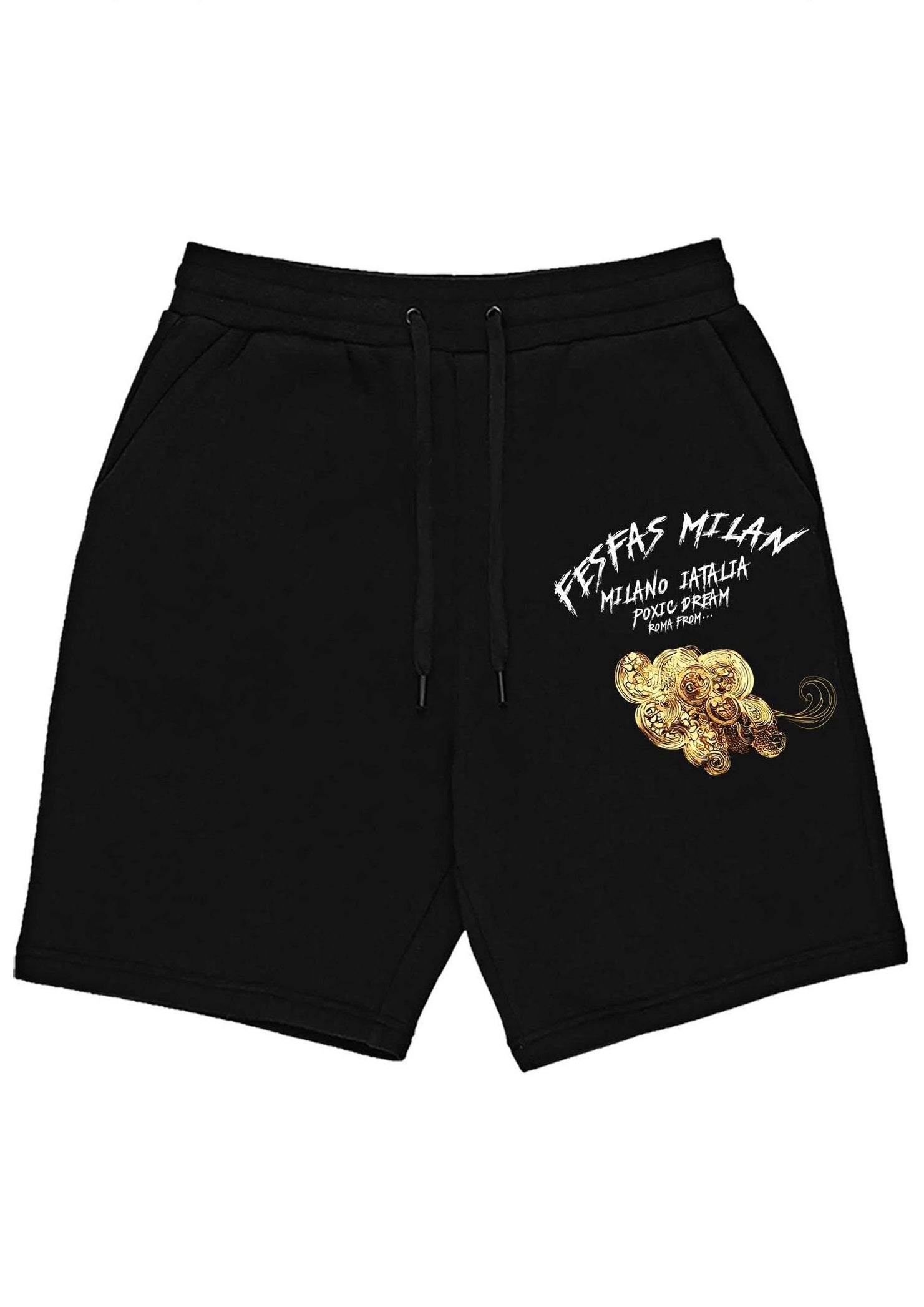 FesFas Drawstring Shorts | Black