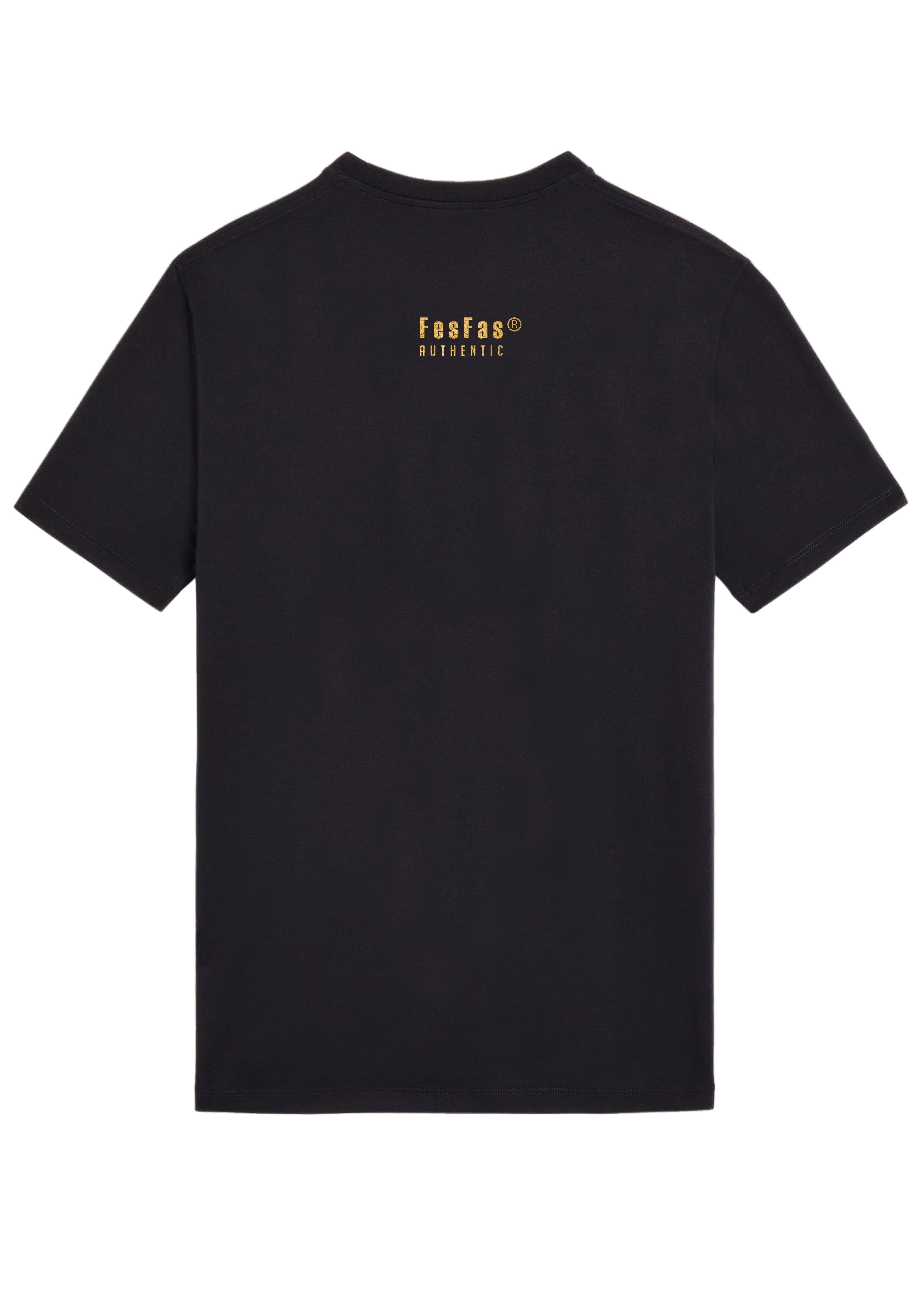 FesFas sculpture-print T-shirt | Black