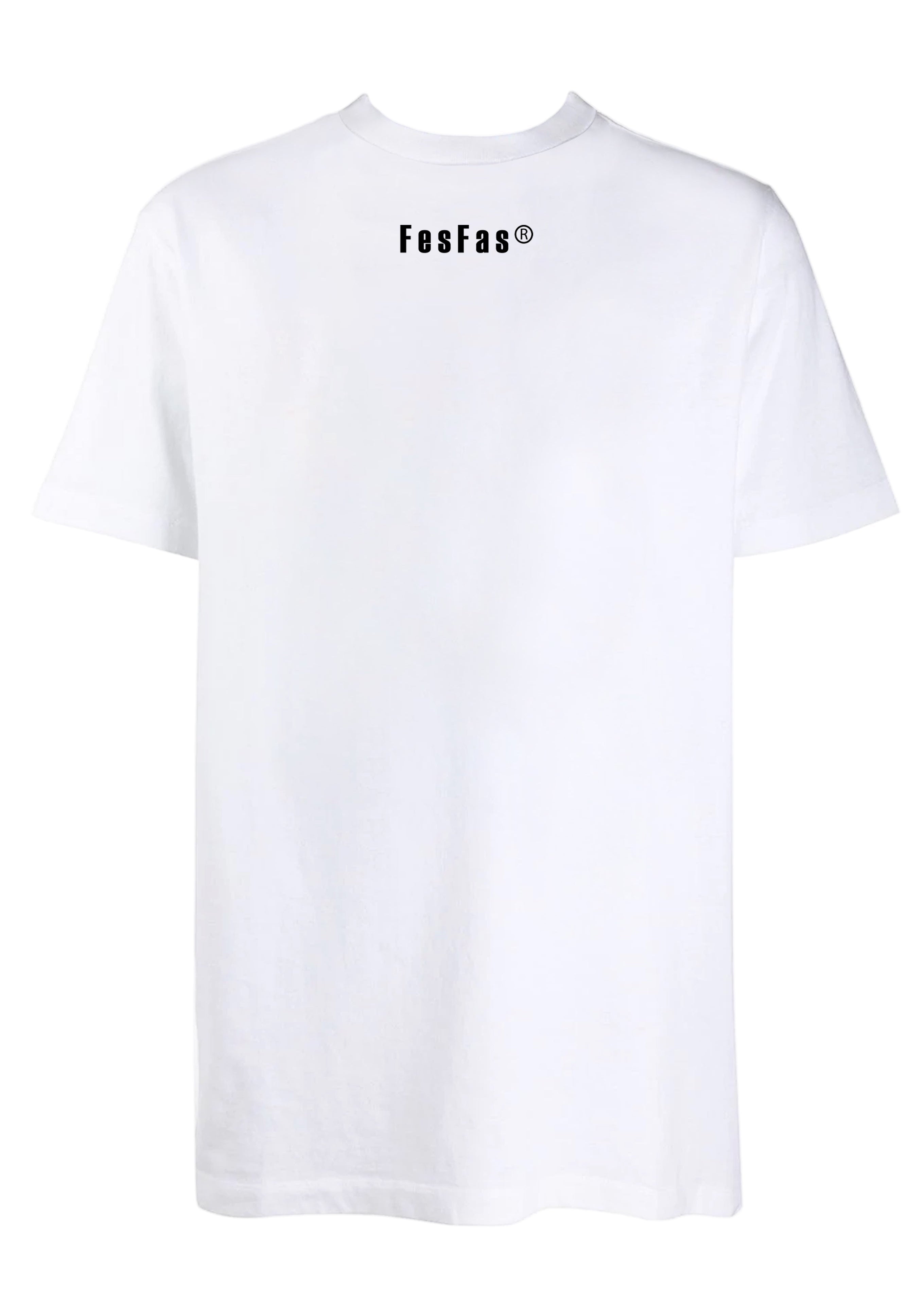 FesFas starry night-print T-shirt | White