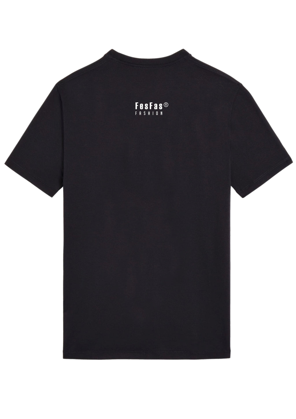 FesFas sphynx-print T-shirt | Black