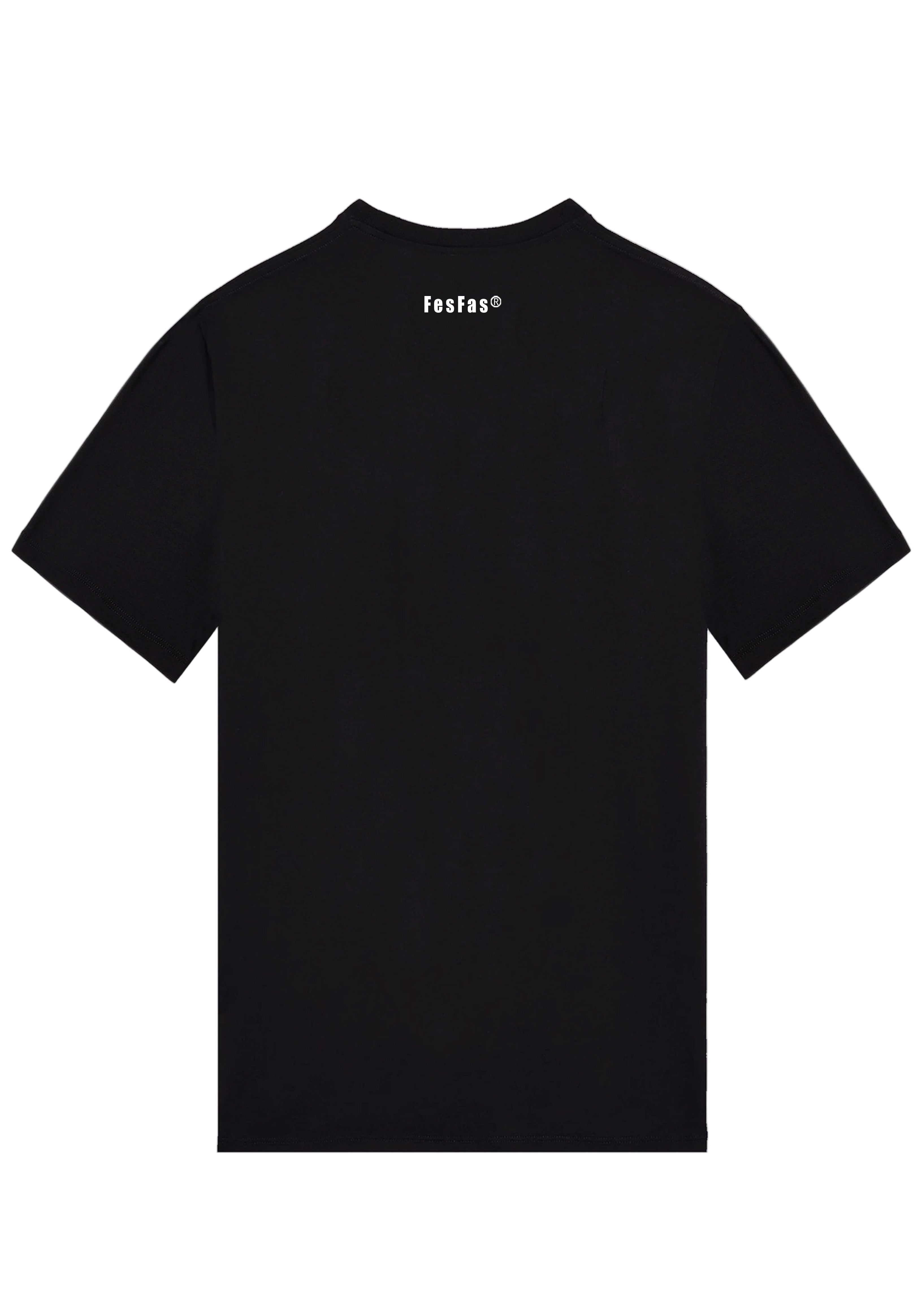 FesFas starry night-print T-shirt | Black