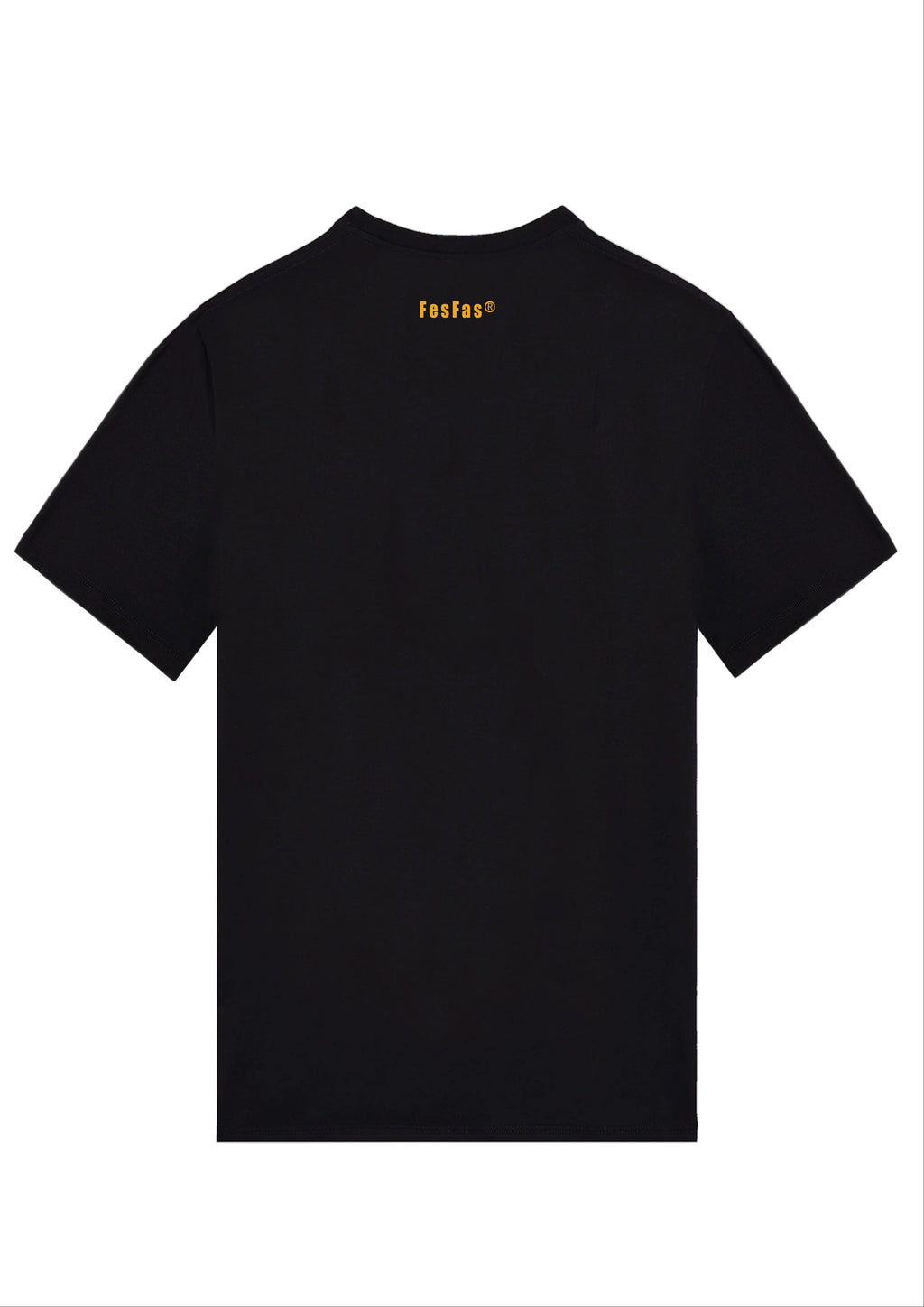 FesFas angel-print T-shirt | Black