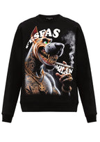 FesFas Dog-print Sweatshirt | Black