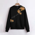 FesFas Flower-print Sweatshirt | Black
