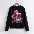 FesFas pink panther-print Sweatshirt | Black