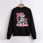 FesFas Cat-print Sweatshirt | Black