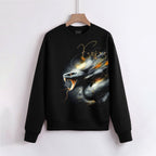 FesFas Viper-print Sweatshirt | Black