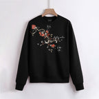 FesFas Flowers-print Sweatshirt Set | Black