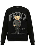FesFas Bear-print Sweatshirt Set | Black